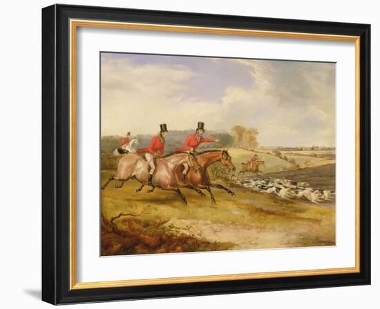 Full Cry, Bachelor's Hall, 1835-Francis Calcraft Turner-Framed Giclee Print