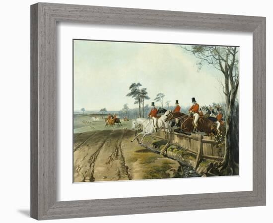 Full Cry, Engraved by Huffman and Mackrill-John Frederick Herring I-Framed Giclee Print