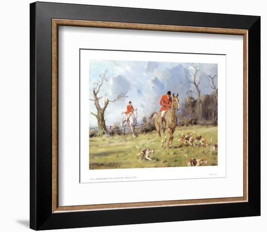 Full Cry-George Wright-Framed Art Print