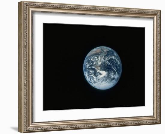 Full Earth as Seen from Space Aboard the Apollo 17-null-Framed Photographic Print