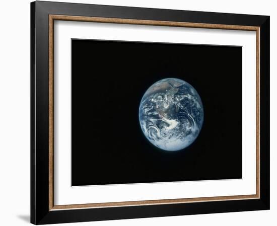 Full Earth as Seen from Space Aboard the Apollo 17-null-Framed Photographic Print