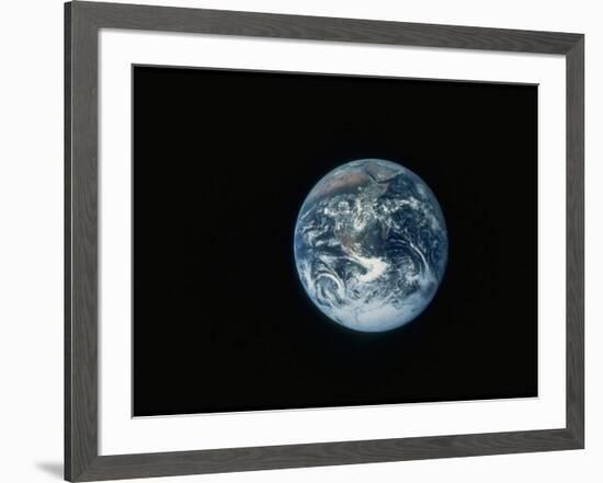 Full Earth as Seen from Space Aboard the Apollo 17-null-Framed Photographic Print