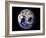 Full Earth Showing Europe and Asia (With Stars)-Stocktrek Images-Framed Photographic Print