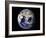 Full Earth Showing Europe and Asia (With Stars)-Stocktrek Images-Framed Photographic Print