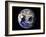 Full Earth Showing Europe and Asia (With Stars)-Stocktrek Images-Framed Photographic Print