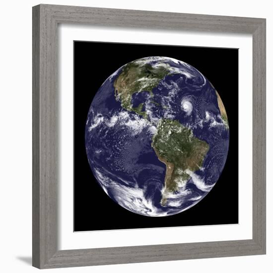 Full Earth Showing North America and South America-null-Framed Photographic Print