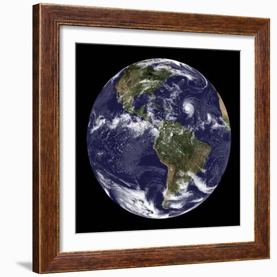 Full Earth Showing North America and South America-null-Framed Photographic Print