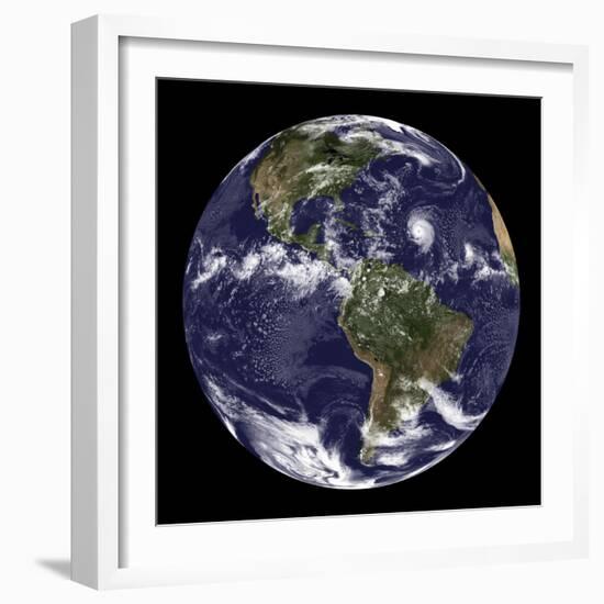 Full Earth Showing North America and South America-null-Framed Photographic Print