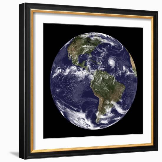 Full Earth Showing North America and South America-null-Framed Photographic Print