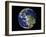 Full Earth Showing South America (With Stars)-Stocktrek Images-Framed Photographic Print