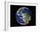 Full Earth Showing South America (With Stars)-Stocktrek Images-Framed Photographic Print