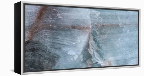 Full frame shot of iceberg, Haakon VII Land, Spitsbergen, Svalbard, Norway-Panoramic Images-Framed Premier Image Canvas