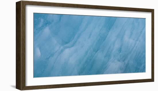 Full frame shot of iceberg, Haakon VII Land, Spitsbergen, Svalbard, Norway-Panoramic Images-Framed Photographic Print