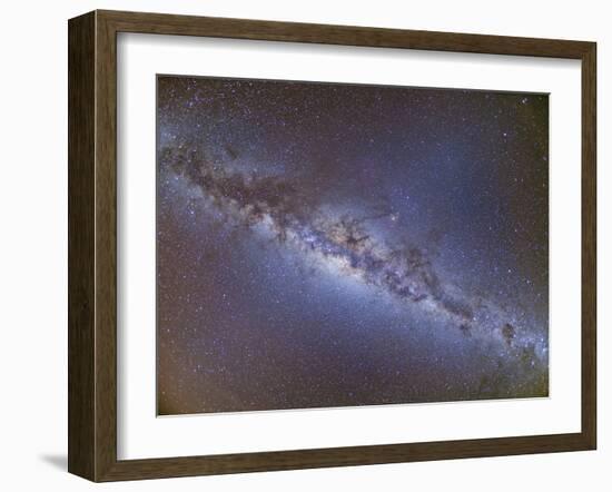 Full Frame View of the Milky Way from Horizon to Horizon-null-Framed Photographic Print