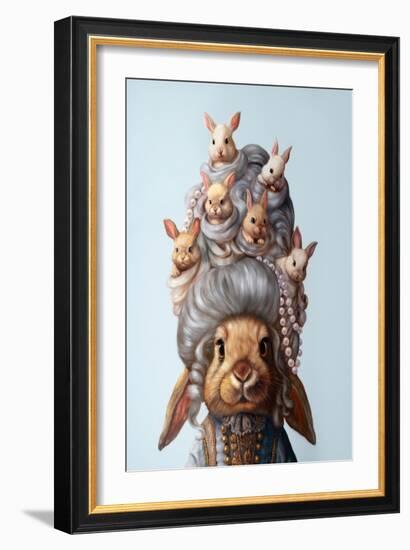 Full Head of Hares-Lucia Heffernan-Framed Art Print