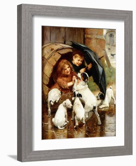 Full Inside, 1899 (Oil on Canvas)-Arthur John Elsley-Framed Giclee Print