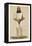 Full Length Illustration of W G Grace-Spy (Leslie M. Ward)-Framed Premier Image Canvas