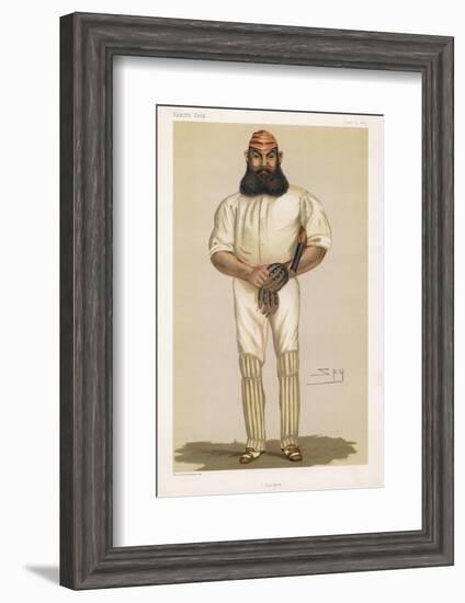 Full Length Illustration of W G Grace-Spy (Leslie M. Ward)-Framed Photographic Print