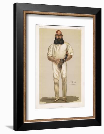 Full Length Illustration of W G Grace-Spy (Leslie M. Ward)-Framed Photographic Print