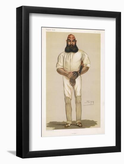 Full Length Illustration of W G Grace-Spy (Leslie M. Ward)-Framed Photographic Print