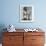 Full Length Portrait of Designer Charles Eames at Home-Peter Stackpole-Framed Premium Photographic Print displayed on a wall