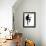 Full Length Silhouette Of A Young Man Dancer Dancing Funky Hip Hop R And B-OSTILL-Framed Art Print displayed on a wall