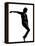 Full Length Silhouette Of A Young Man Dancer Dancing Funky Hip Hop R And B-OSTILL-Framed Stretched Canvas