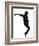 Full Length Silhouette Of A Young Man Dancer Dancing Funky Hip Hop R And B-OSTILL-Framed Art Print