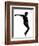 Full Length Silhouette Of A Young Man Dancer Dancing Funky Hip Hop R And B-OSTILL-Framed Premium Giclee Print