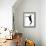 Full Length Silhouette Of A Young Man Dancer Dancing Funky Hip Hop R And B-OSTILL-Framed Art Print displayed on a wall