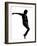 Full Length Silhouette Of A Young Man Dancer Dancing Funky Hip Hop R And B-OSTILL-Framed Art Print