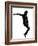 Full Length Silhouette Of A Young Man Dancer Dancing Funky Hip Hop R And B-OSTILL-Framed Art Print