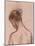 Full-Length Standing Nude of a Woman, from behind (Detail), before 1903 (Pastels on Pink Paper)-Camille Pissarro-Mounted Giclee Print