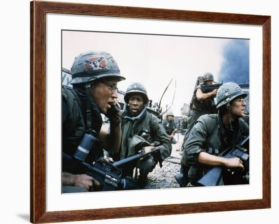 FULL METAL JACKET, 1987 directed by STANLEY KUBRICK Arliss Howard / Matthew Modine (photo)-null-Framed Photo