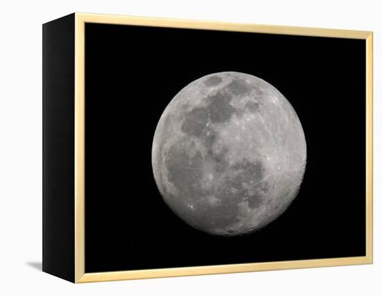 Full Moon in Black and White-Arthur Morris-Framed Premier Image Canvas