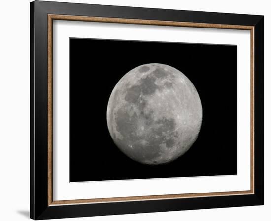 Full Moon in Black and White-Arthur Morris-Framed Photographic Print