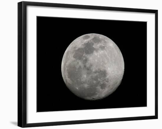 Full Moon in Black and White-Arthur Morris-Framed Photographic Print