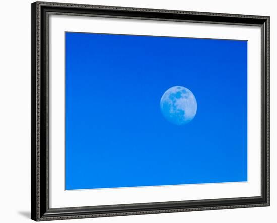 Full Moon in Blue Sky-Adam Jones-Framed Photographic Print