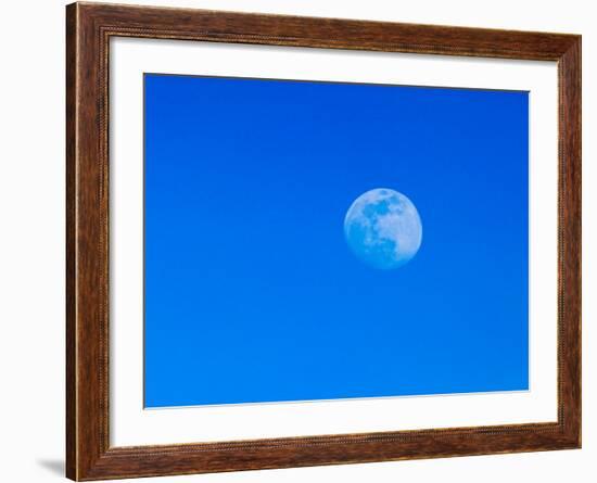 Full Moon in Blue Sky-Adam Jones-Framed Photographic Print