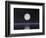 Full Moon on a Dark Night with Stars and Comets over the Ocean-null-Framed Premium Giclee Print