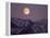 Full Moon over Gates of the Arctic National Park, North Slope of the Brooks Range, Alaska, USA-Steve Kazlowski-Framed Premier Image Canvas