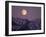 Full Moon over Gates of the Arctic National Park, North Slope of the Brooks Range, Alaska, USA-Steve Kazlowski-Framed Photographic Print