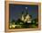 Full Moon over Notre Dame Cathedral at Night, Paris, France-Jim Zuckerman-Framed Premier Image Canvas