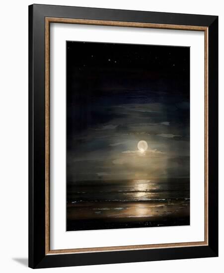 Full Moon Over Ocean-Ruth Day-Framed Giclee Print