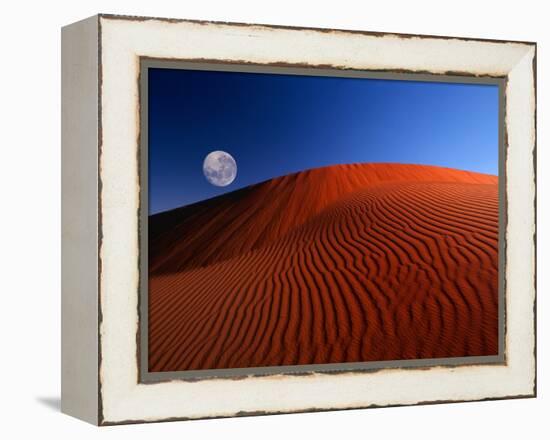 Full Moon over Red Dunes-Charles O'Rear-Framed Premier Image Canvas