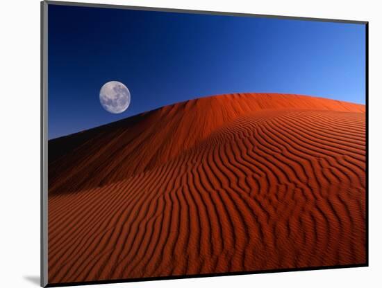 Full Moon over Red Dunes-Charles O'Rear-Mounted Photographic Print