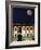 Full Moon over Royal Palace, Slotts Parken, Oslo, Norway-Russell Young-Framed Photographic Print