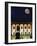 Full Moon over Royal Palace, Slotts Parken, Oslo, Norway-Russell Young-Framed Photographic Print