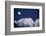 Full Moon over Snowcapped Mountain, North Cascades, Washington State, USA-Peter Skinner-Framed Photographic Print