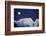 Full Moon over Snowcapped Mountain, North Cascades, Washington State, USA-Peter Skinner-Framed Photographic Print